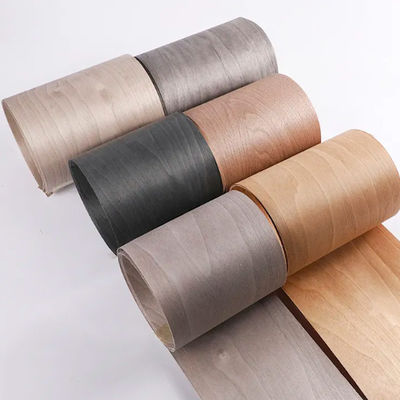 Eco Friendly Dyed Wood Veneer Melamine Glue 0.70mm Coloured Wear Resistant